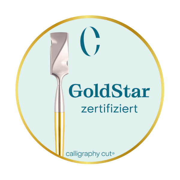 Calligraphy Cut: GoldStar zertifiziert